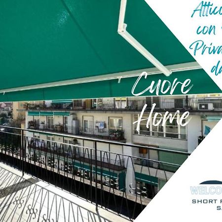 Wh - Cuore Home - Attico Monolocale Con Parcheggio Gratuito - 5 Minuti Dal Centro - Wifi Sanremo Exterior foto